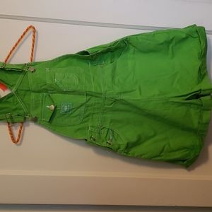 Route 66 bright green Bib shorts